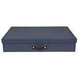 Bigso Sverker Canvas Fiberboard Legal and Art Storage Box | Scrapbook Storage Box for Loose Paper... | Amazon (US)
