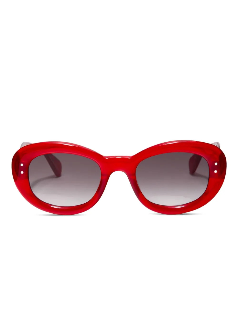 Krewe Du Optic Margaret oversized sunglasses - Red | Farfetch Global