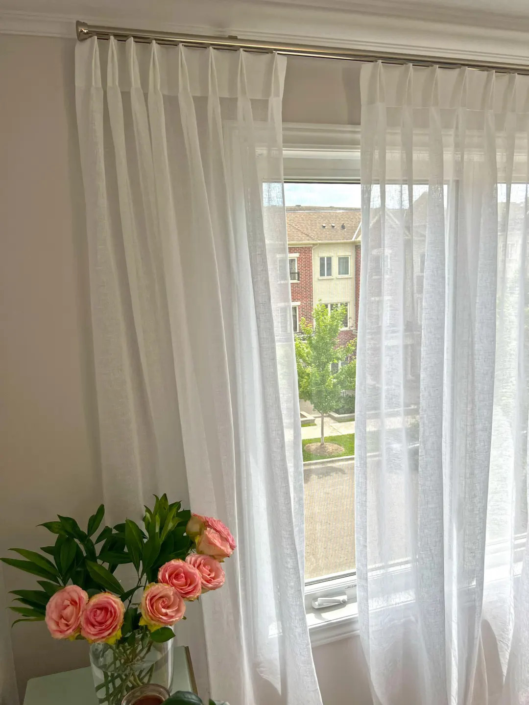 Custom Sheer Curtains, French Pleat, Drapery Utopia, Linen Curtains, Panel With Lining, Sheer Pan... | Etsy (US)