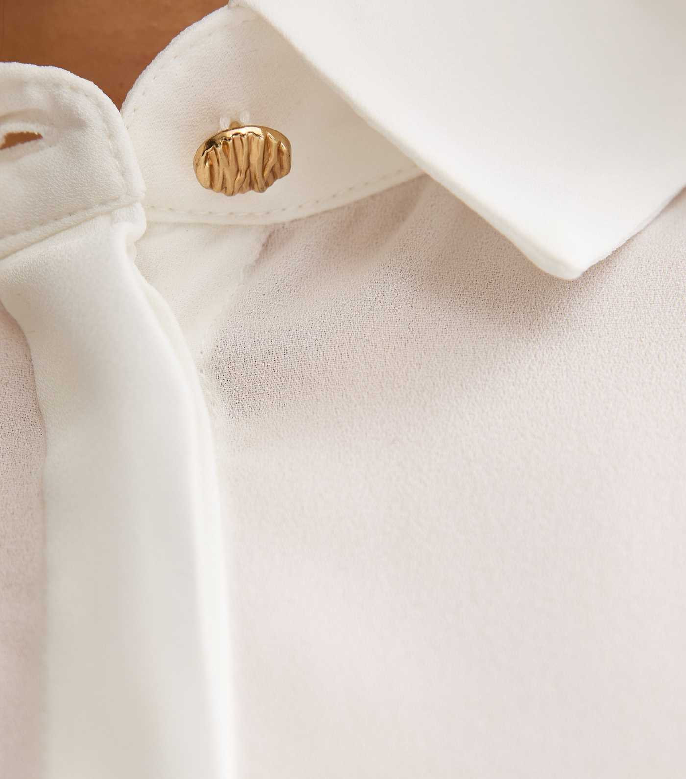 Tall White Button Detail Long Sleeve Shirt | New Look | New Look (UK)