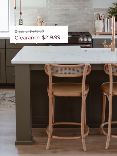 Our wood counter stools are on clearance! We’ve had ours for 3 years and still love them. So easy to clean with kiddos too!
Kitchen

#LTKhome #LTKsalealert