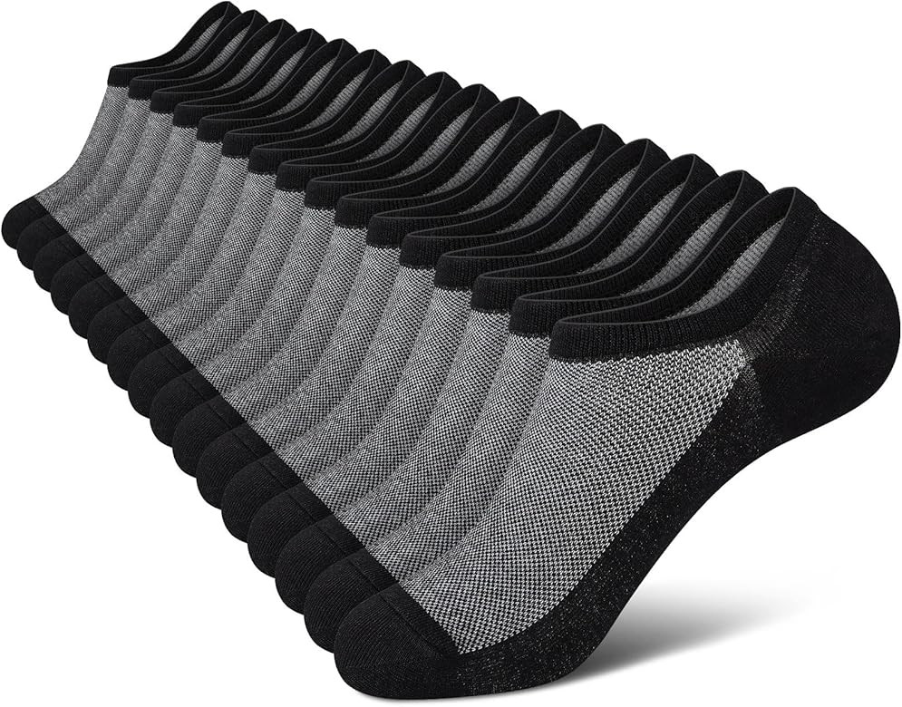 No Show Men Socks, Low Cut Ankle Sock, Men Short Socks Casual Cotton Socks | Amazon (US)