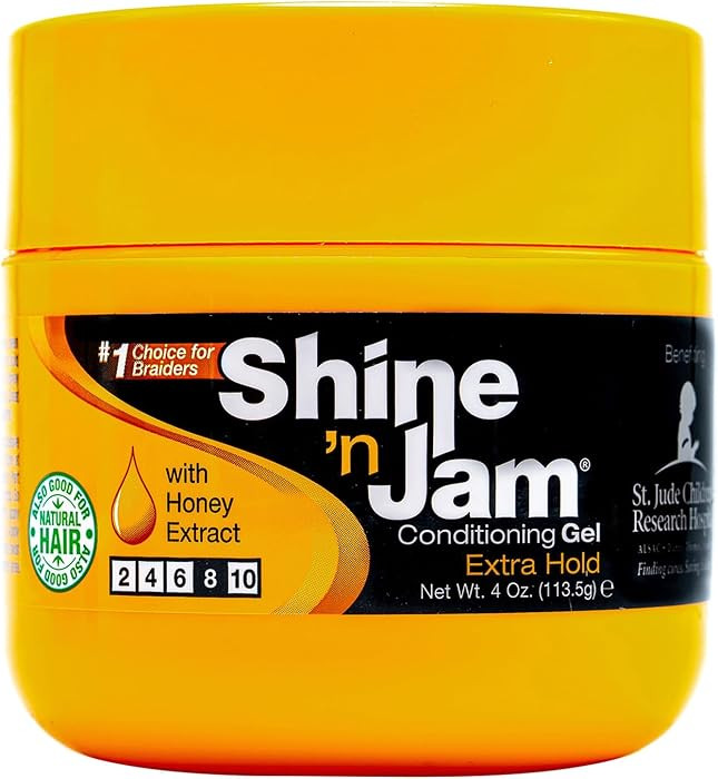 Ampro Shine-n-Jam Maximum Hold - Infused with Honey Extract to Strengthen Hair - Great for Taming... | Amazon (US)