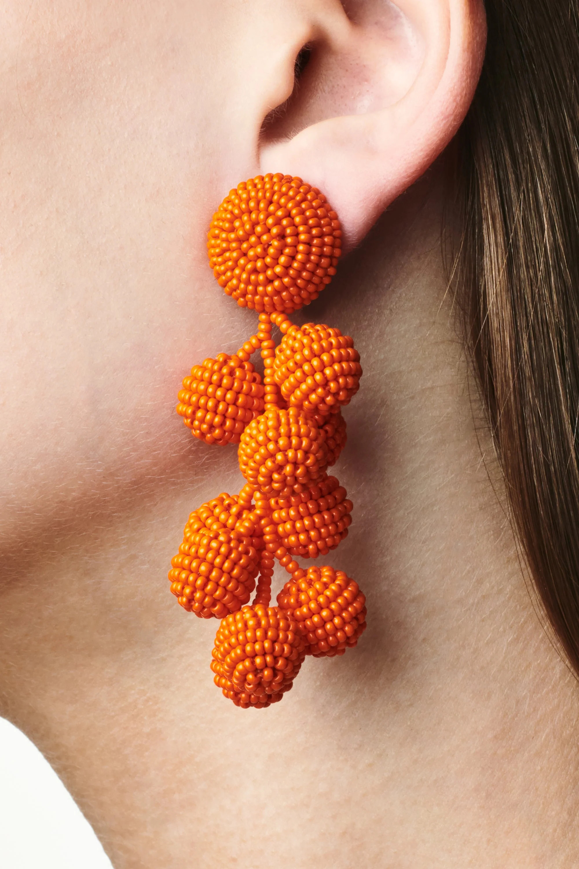 COCONUTS EARRINGS - BRIGHT ORANGE | Sachin and Babi