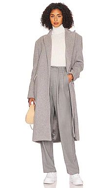 Line & Dot John Coat in Grey from Revolve.com | Revolve Clothing (Global)