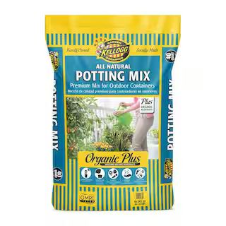 Kellogg Garden Organics 40 Qt. All Natural Premium Outdoor Potting Mix-6830 - The Home Depot | The Home Depot