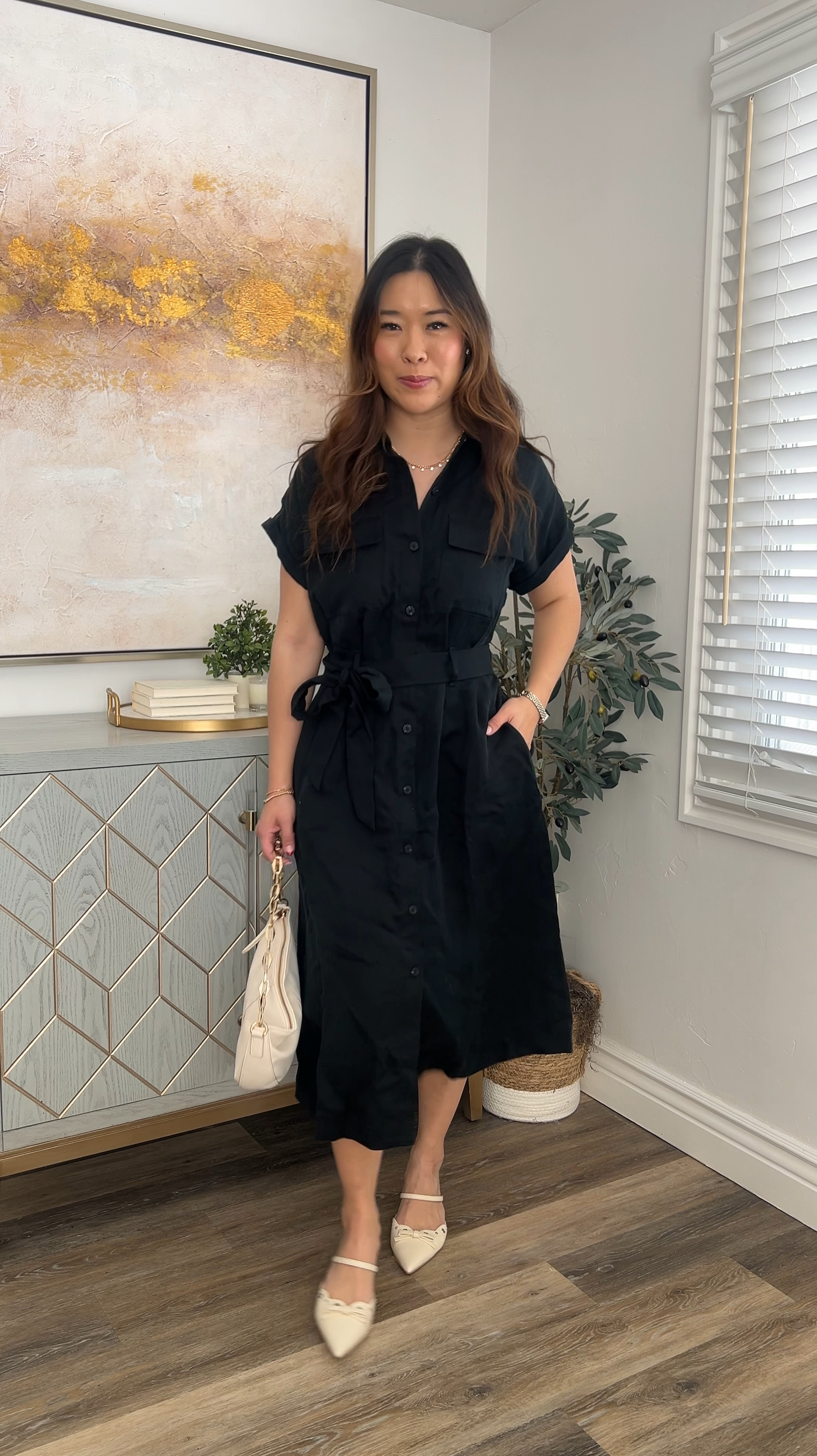 Target Utility Shirtdress: Small
Kitten Bow Heels: Size up half
Dresses and shoes 20% off! 