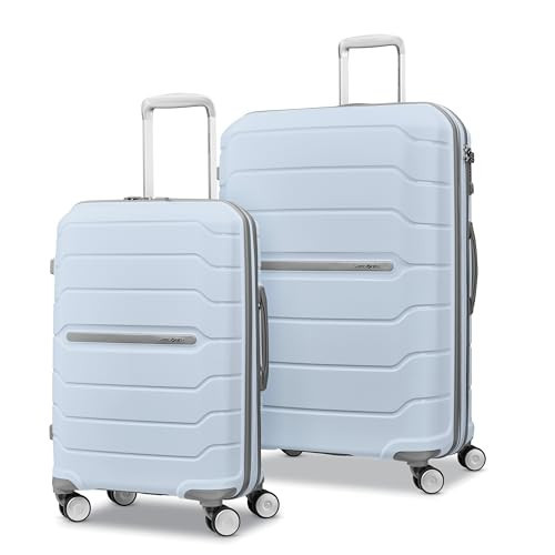Samsonite Freeform Hardside Expandable Luggage with Spinners | Powder Blue | 2PC SET (Carry-on/Large) | Amazon (US)