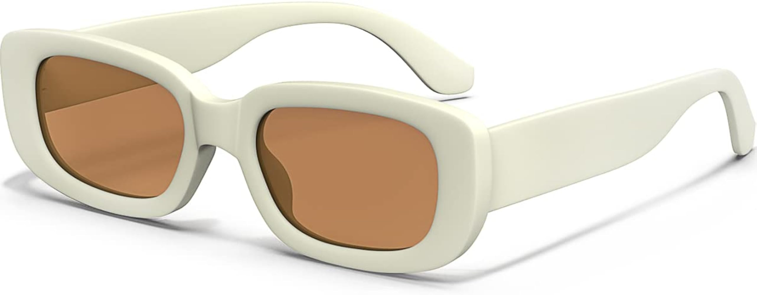Retro Rectangle Kids Sunglasses 90\u2019s Vintage Fashion Narrow Square Frame Glasses Shades for ... | Amazon (US)