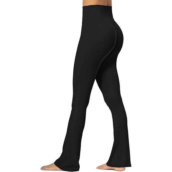 Sunzel High Waist Mini Flared Leggings for Women, Tummy Control Casual Flare Yoga Pants for Yoga ... | Amazon (CA)