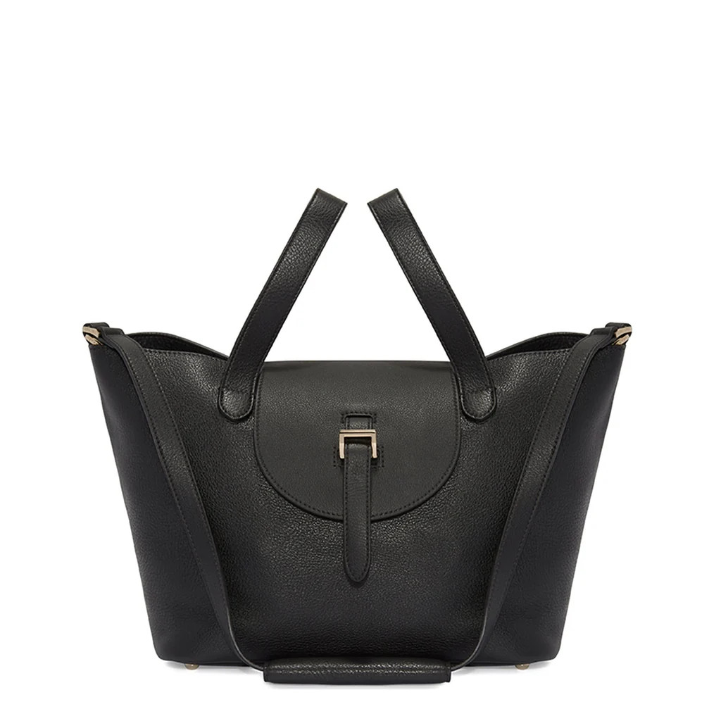 Thela Medium | Tote Bag | Zipper Black | meli melo Global