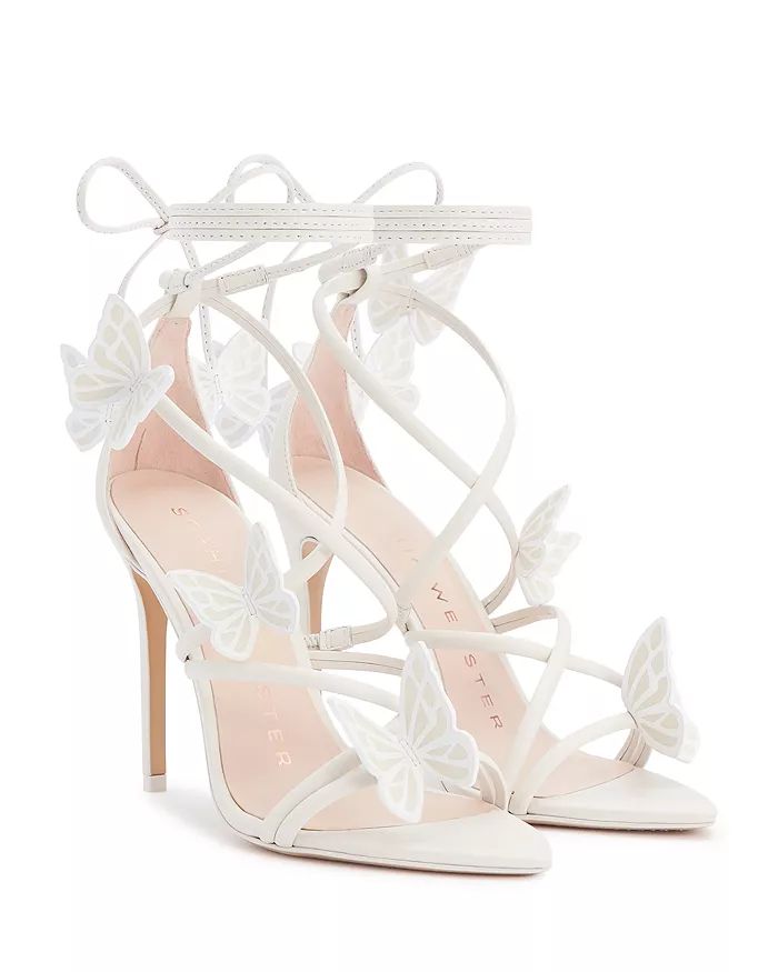 Women's Vanessa Ankle Strap Butterfly Embellished High Heel Sandals | Bloomingdale's (US)