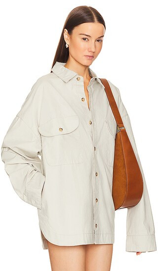 Workwear Jacket in Ecru | Revolve Clothing (Global)