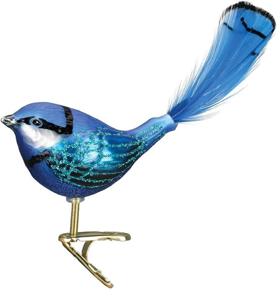 Old World Christmas Clip-On Fairy Wren Glass Blown Ornament for Christmas Tree | Amazon (US)