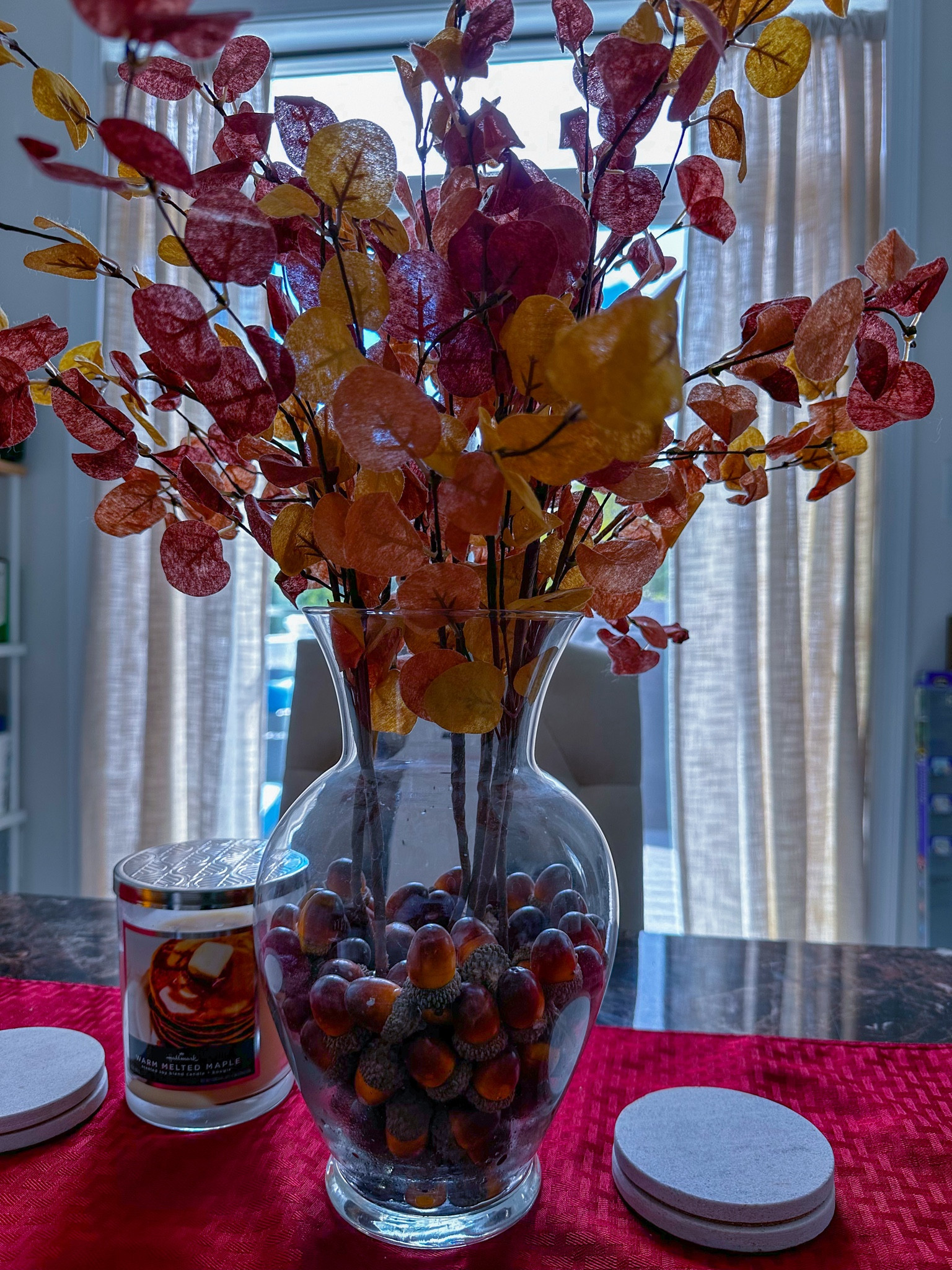 Fall color eucalyptus branches with acorn  vase fillers 🍁

Amazon Home | Home Decor | Fall Decor | Faux Plants

#LTKFindsUnder50 #LTKSeasonal #LTKHome