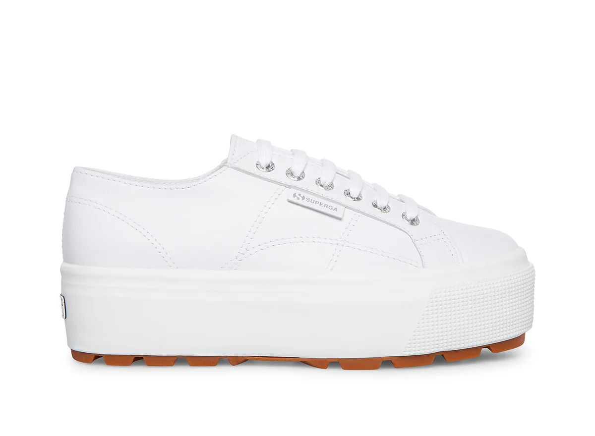 2790 - TANK NAPPA WHITE LEATHER | Superga (US)