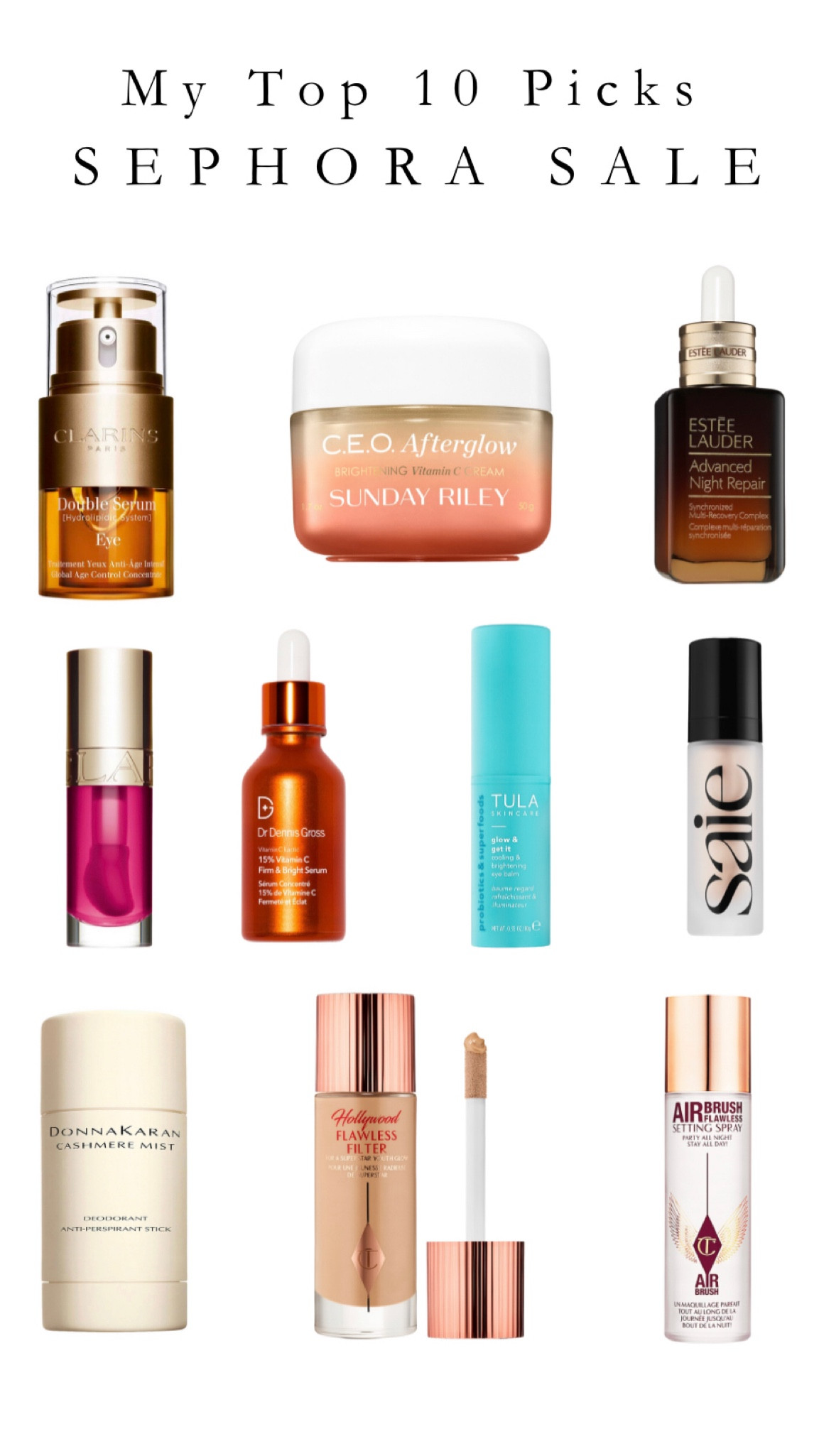 Sephora Sale Top 10 Picks 
CODE: TIMETOSAVE

#LTKbeauty #LTKHolidaySale #LTKsalealert
