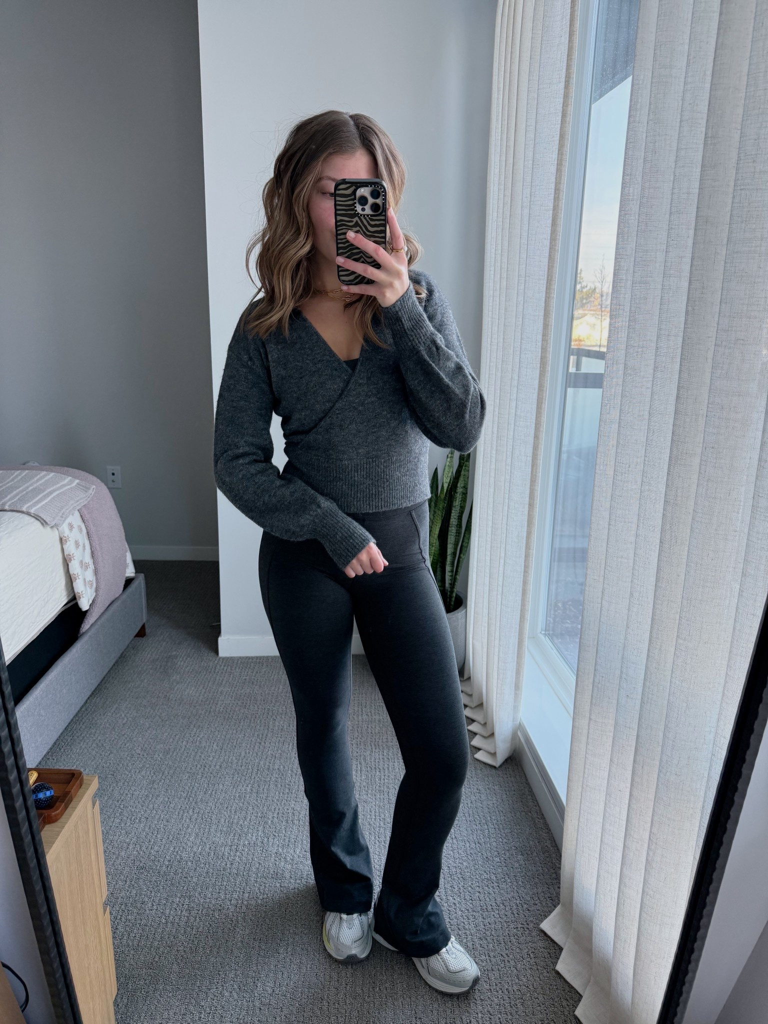 Been loving the wraps lately! Normally wear this more dressed up with jeans but loved wearing it over a workout set too!🤸‍♀️
Bra: small
Wrap: Xs
Pants: 4
Shoes: 8.5
This is an old lulu set from last year called “Softy Suedey”. I linked a very similar set from beyond yoga, same material!

#LTKootd #LTKgrwm #LTKdayinmylife
