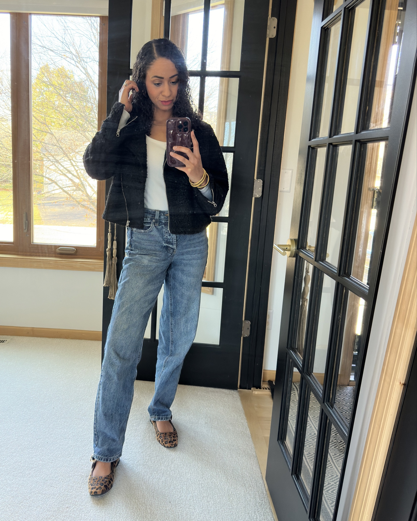 My mom stopped over and had the cutest coat on. Had to try it on and I love 😍. 

#LTKShoeCrush #LTKFindsUnder50 #LTKStyleTip