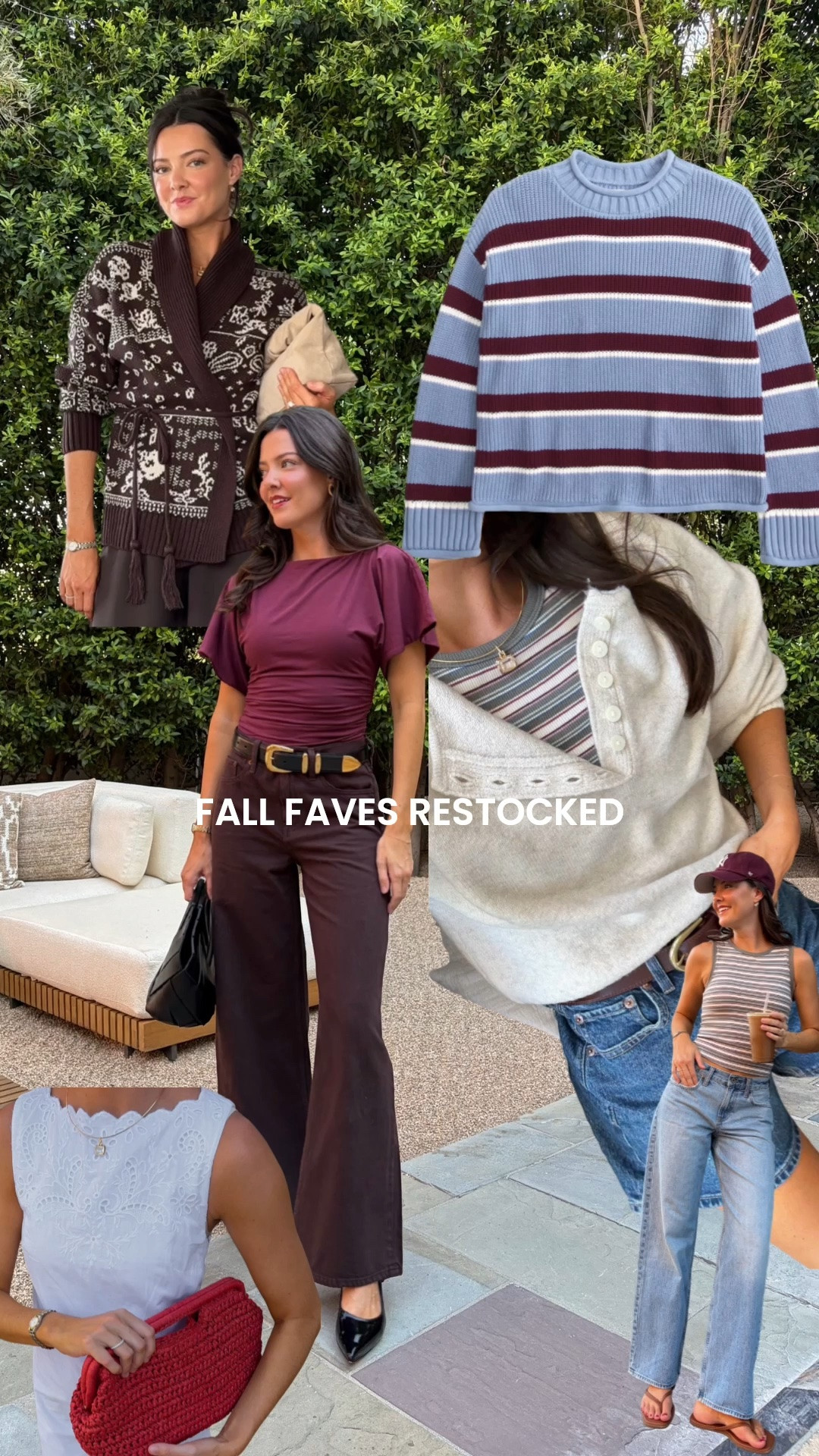 Restocked! I am 5’7 and wear a size XS in all of these (regular length) and 25 in jeans!