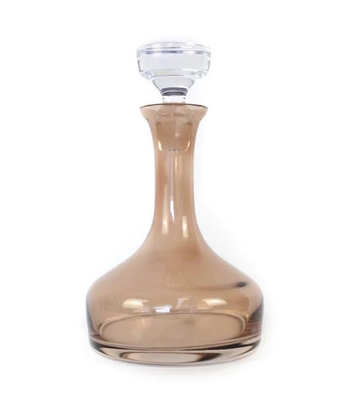 Estelle Colored Glass Decanter - ShopBAZAAR | Shop BAZAAR