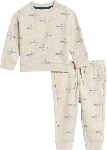 Tucker + Tate Plane Print Sweatshirt & Pants Set | Nordstrom | Nordstrom