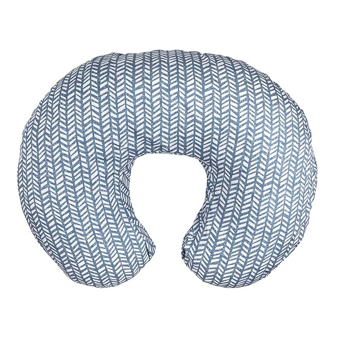 Boppy Nursing Pillow and Positioner—Original | Blue Herringbone | Breastfeeding, Bottle Feeding... | Amazon (US)