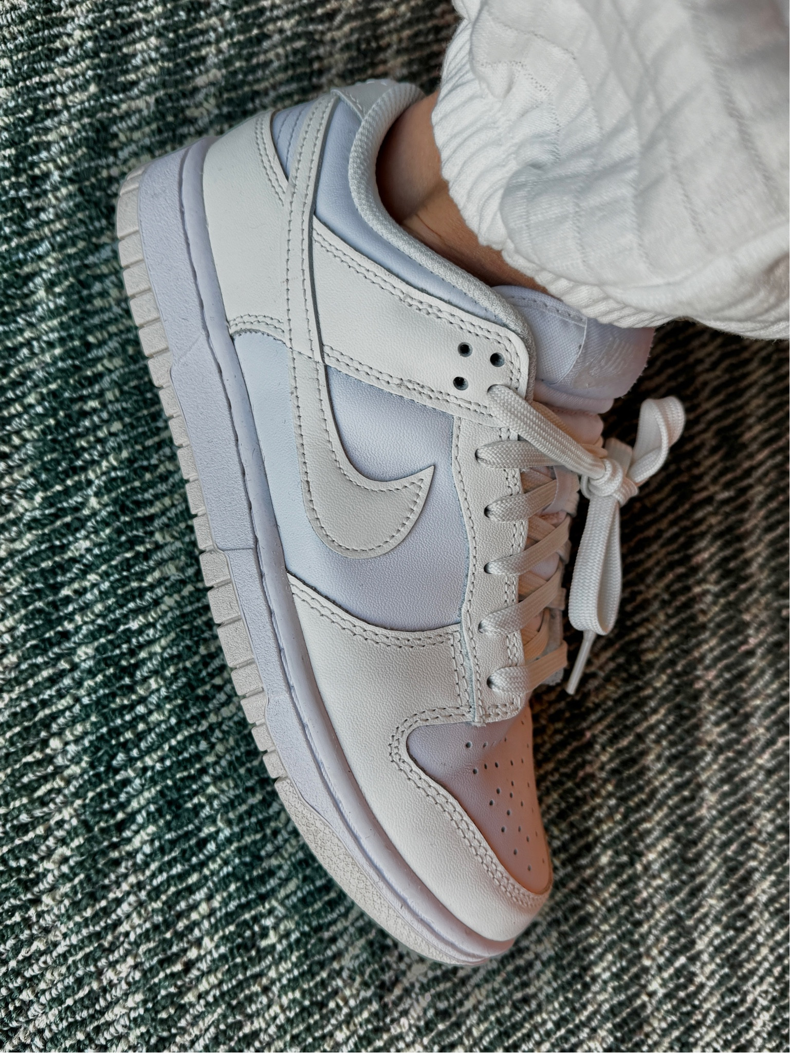 Nike dunks in sail color way, so comfy so cute 

#LTKU #LTKbump #LTKshoecrush