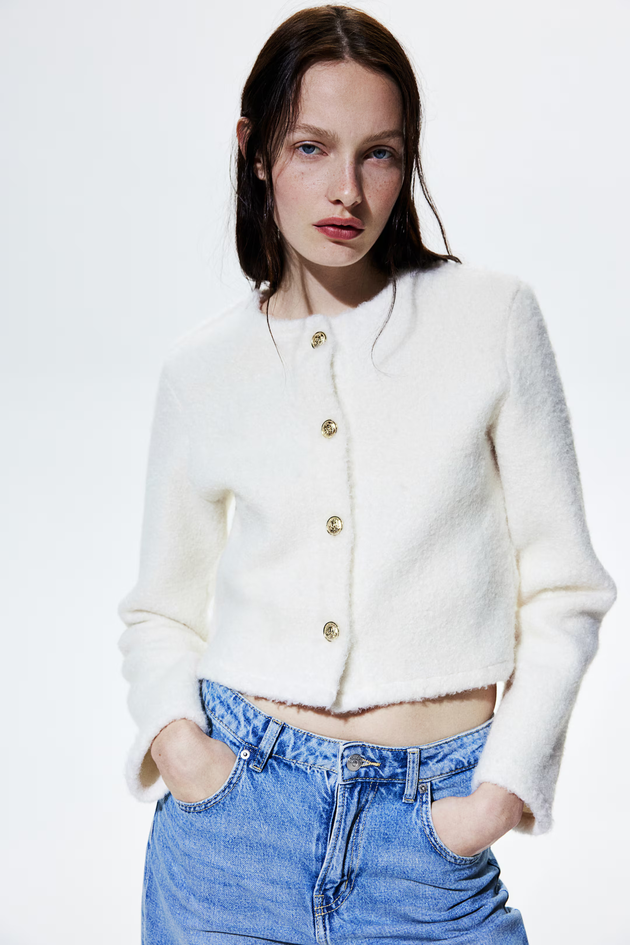 Bouclé-Weave Cardigan | H&M (US + CA)