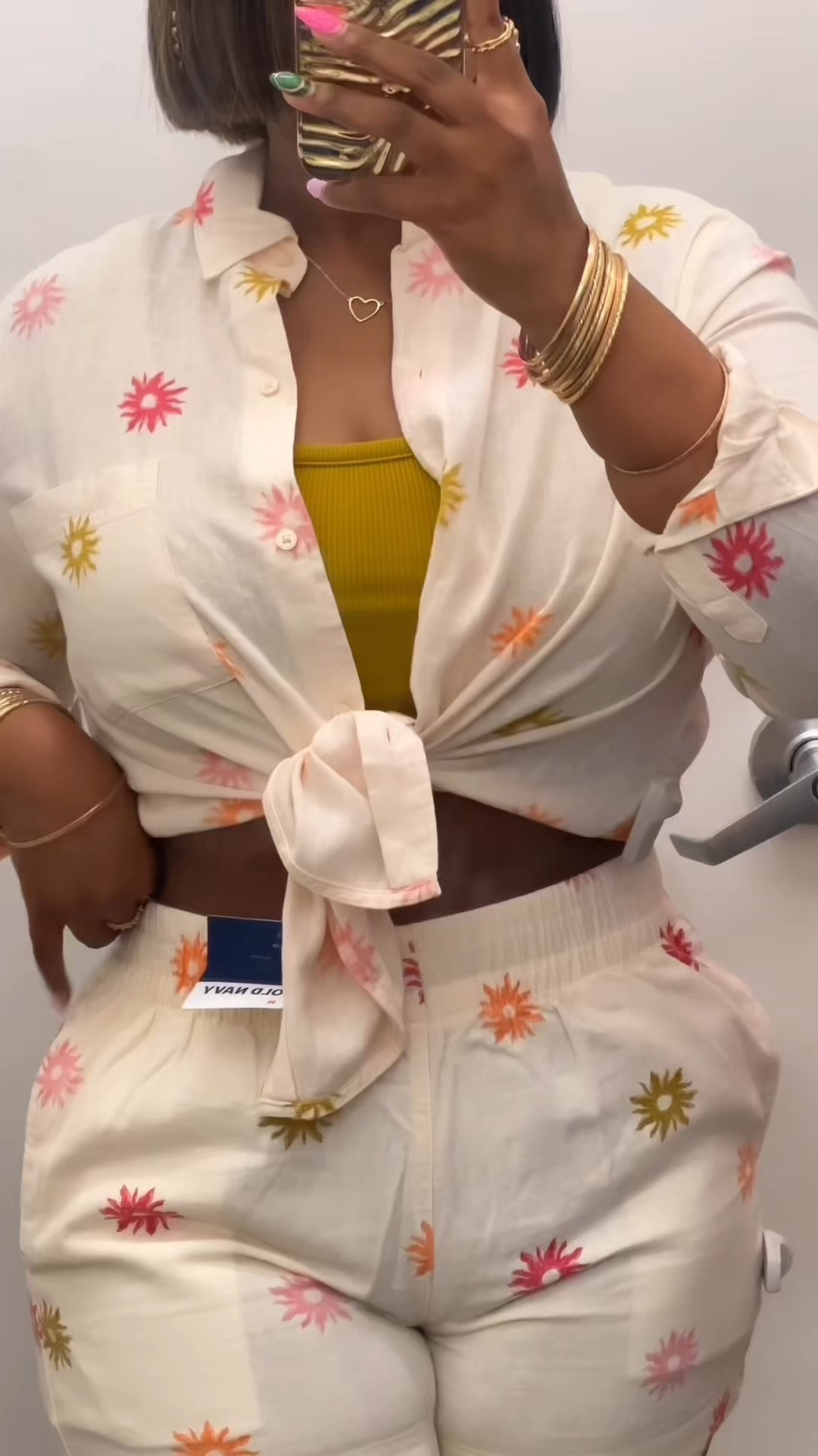 Spring Old Navy Finds ☀️ 🌼 🌺 
Perfect set for vacation, the beach, the pool, cruises 🚢 etc 
I’m wearing a Med in the top and shorts 🩳 

#LTKPetite #LTKFindsUnder50 #LTKStyleTip