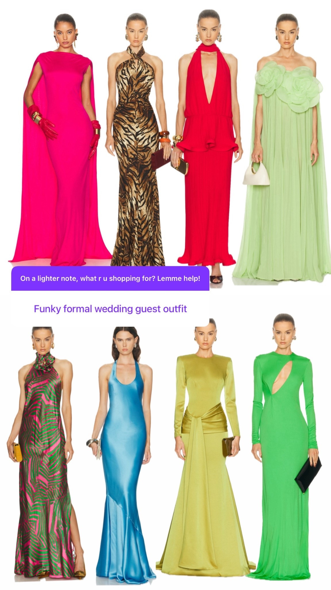 Funky formal wedding guest outfits. All of these dresses are 20% off today only with code FWRD20￼

#LTKSpringSale #LTKWedding #LTKTravel