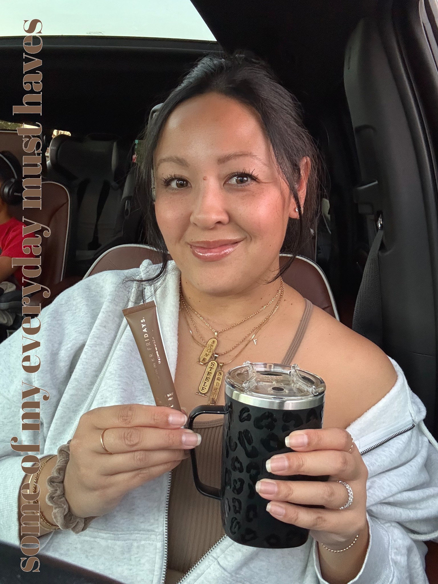 these are products that i use EVERY. SINGLE. DAY. + quite honestly cannot live without🙌🏼🤗🔥 

brumate :: i live + die by my 40oz Era & so does my entire family (everyone drinks H20 from my cup) the cup pictured is discontinued, but i linked the Muv, which was it’s replacement👌🏼 i drink coffee + water from my brumates all day every day — you won’t catch me without one or the other🥤

summer fridays lip gloss :: hot cocoa is my absolute favorite ☕️ it smells so yummy like i can eat it + my sis bought it for me so everytime i put it on i think of her💕

gorjana chain huggies :: my bestie bought me these earrings for my birthday last year + i have never taken them out since ✨ they haven’t tarnished + i get compliments on them all the time🥰

gold + diamonds MAMA ring :: my hubby gifted me this ring for mother’s day years ago + it’s a must wear when i leave the house. my ring wasn’t linkable, but i linked some that look similar 💍 a girl can never have too many diamonds 💎 

my favorite hoodie + matching sweats :: y’all have absolutely LOVED this hoodie + the sell out risk is high😬 i literally grab it + throw it on at least once a day, i love it so much! for the price point you just can’t beat its comfort. i have both the XL + XXL and if i buy another it’ll def be the XXL bc it shrinks a bit in the wash💁🏽‍♀️

apple airpods pro :: i literally cannot do life without my airpods! whether i’m taking work meetings, listening to a podcast while folding laundry, or just talking to my best friend while washing dishes, i can do almost anything while i have my airpods in. i never understood what the hype was until i got them + now i literally cannot live without🍎🎧

covet initial gold + diamond necklace :: i never take it off — i shower, swim + sweat with it on PLUS i paid over $300 for it & it’s on MAJOR SALE!!!! nothing beats gold✨+ diamonds💎 i find jewelry is a great way to spice up any look & it’s the perfect dainty piece to keep you always a little put together 🙌🏼

#LTKmomlife #LTKselfcare #LTKootd