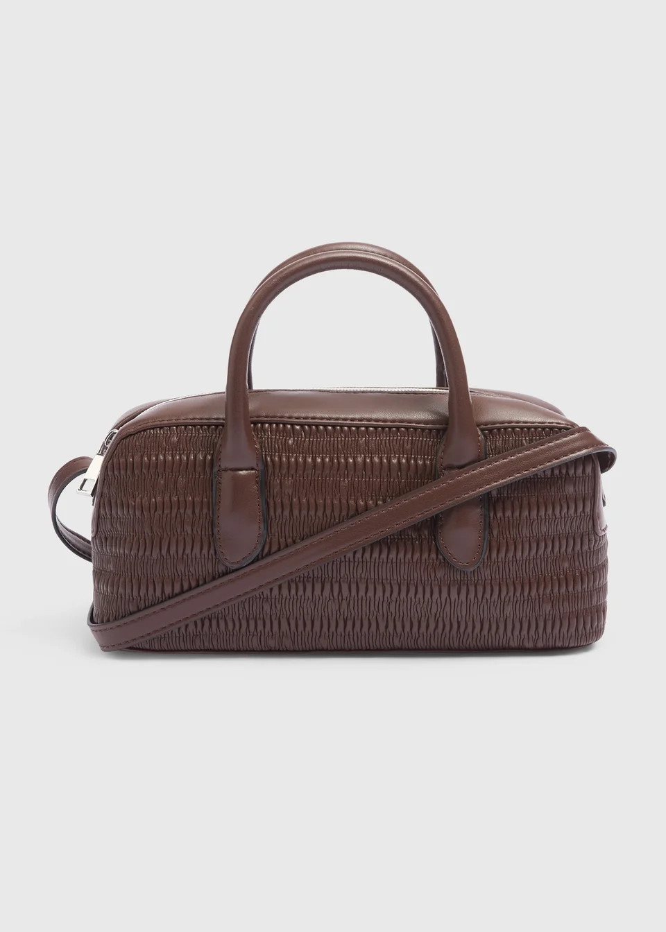 Brown Faux Leather Mini Tote Bag - One Size | Matalan (UK)