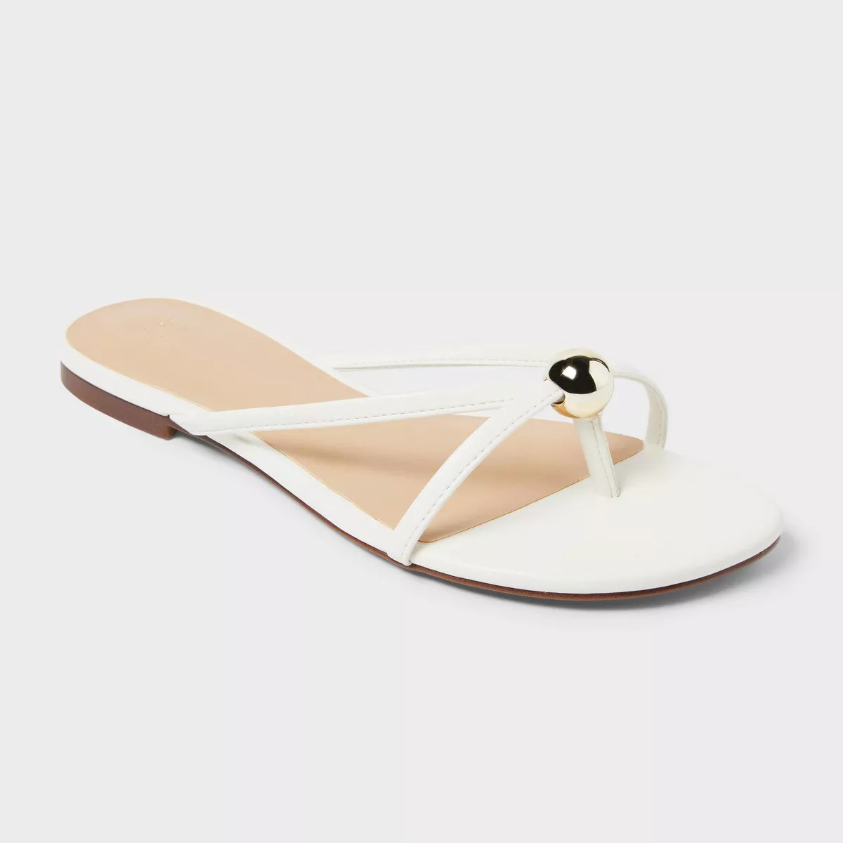 Women's Bri Strappy Ball Ornament Sandals - A New Day™ | Target