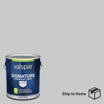 Valspar Signature Satin Gray Screen Hgsw1467 Latex Interior Paint + Primer (1-Gallon) | Lowe's