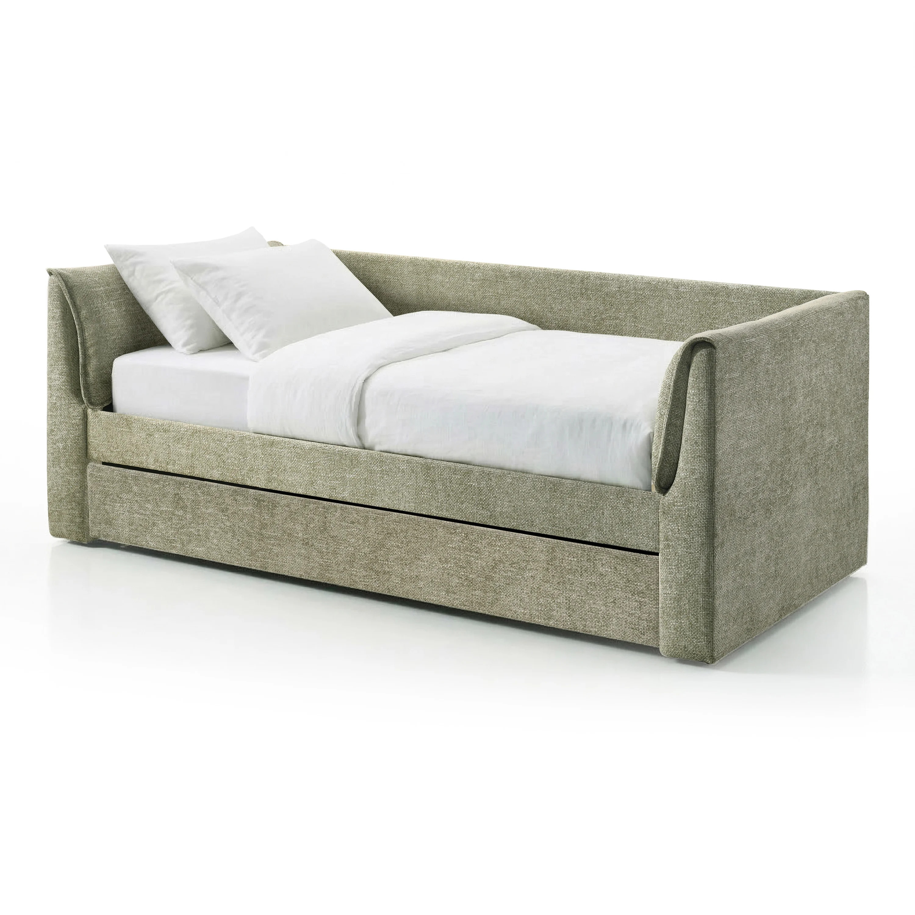 Zana Upholstered Platform Daybed With Trundle | Wayfair North America