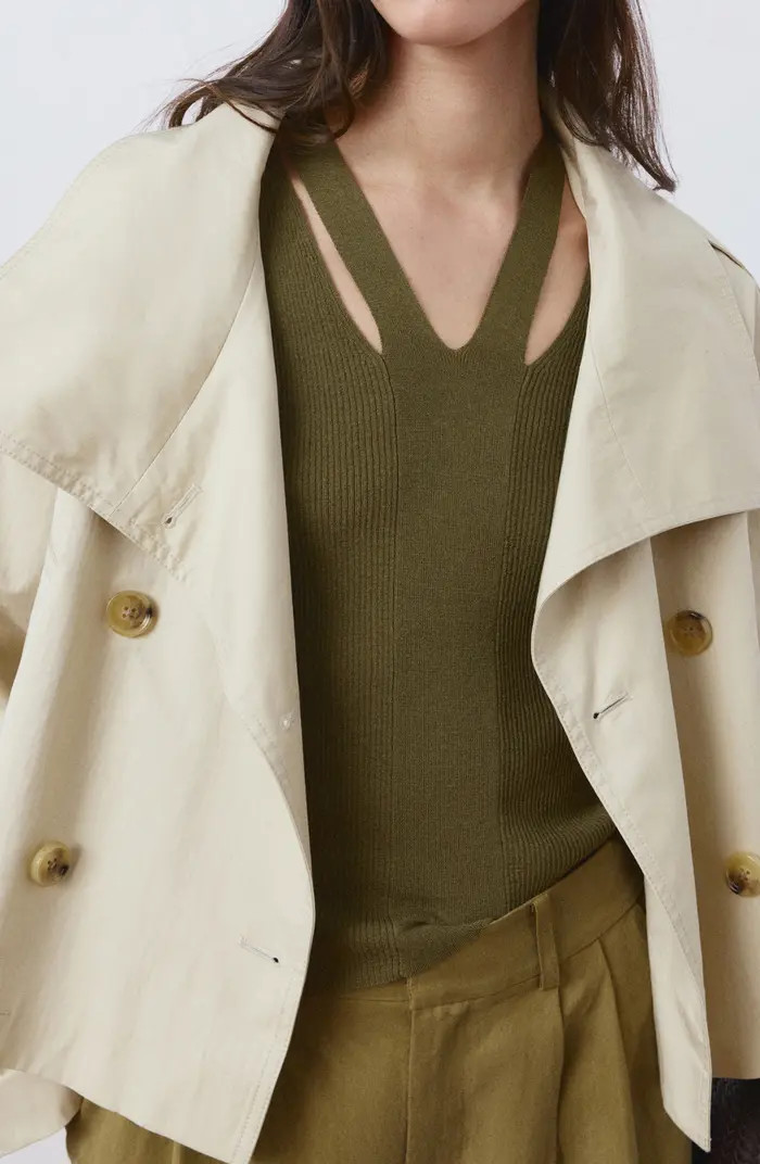 Cutout Rib Top | Nordstrom