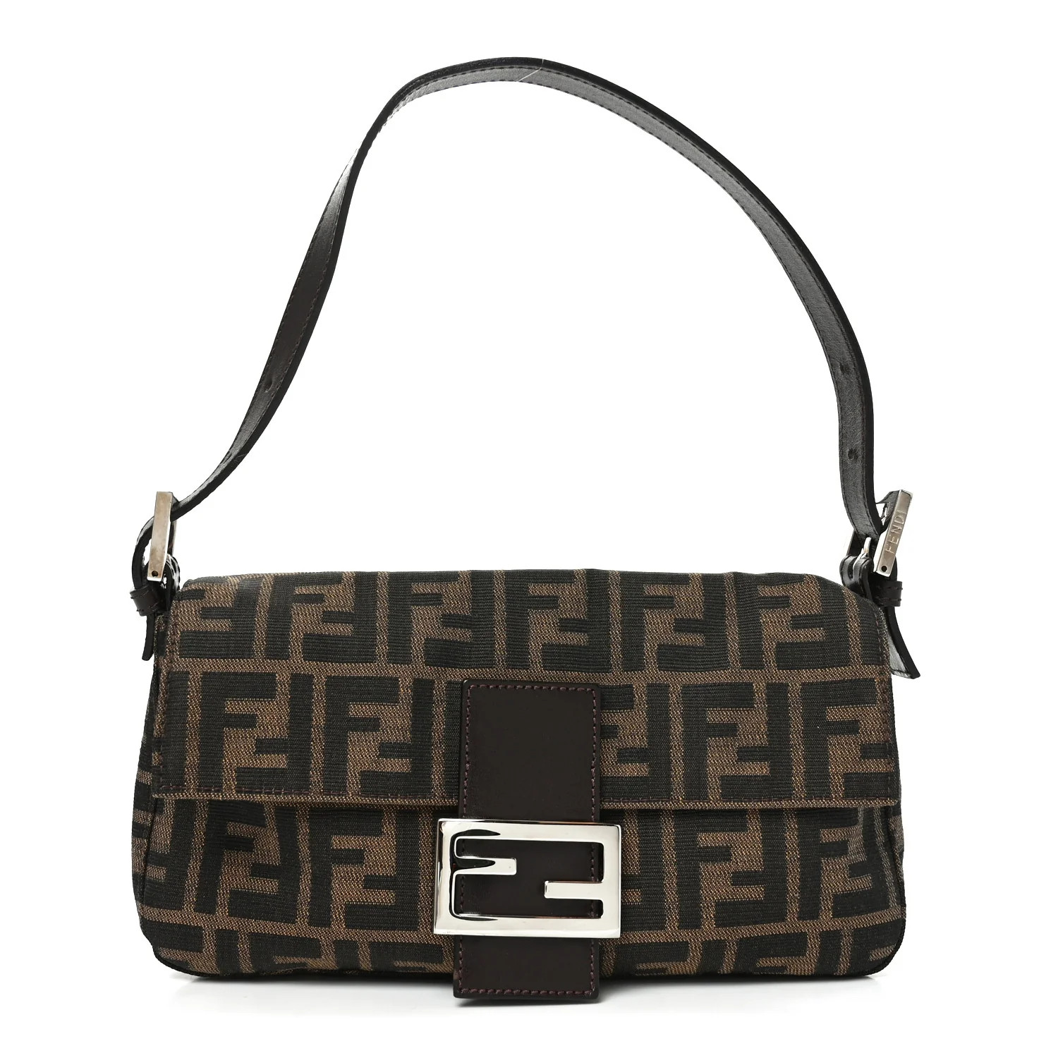 Fendi Zucca Baguette Tobacco 1886090 | FASHIONPHILE (US)