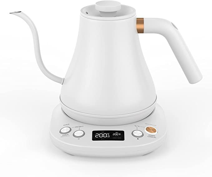 Electric Gooseneck Kettle Temperature Control, Pour Over Kettle for Coffee and Tea, 100% Stainles... | Amazon (US)