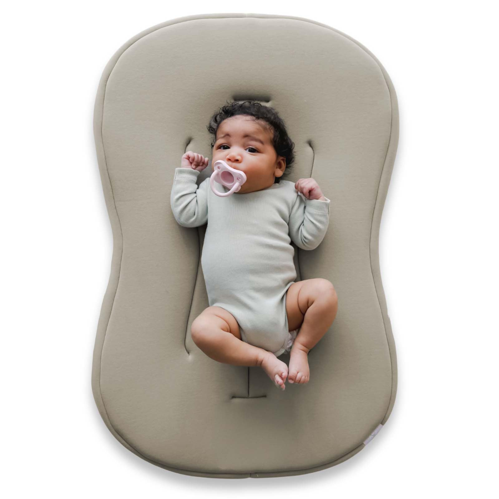 snuggle me® Baby Lounger Curve (0-6 Months) - Premium Organic Cotton with Foam Core, Machine-Was... | Amazon (US)