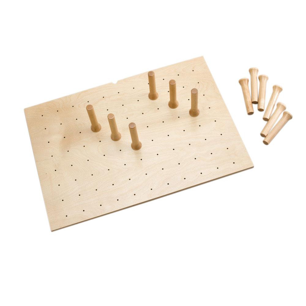 Rev-A-Shelf 0.62 in. H x 30.25 in. W x 21.25 in. D Wood Peg Board, Unfinished Wood | The Home Depot