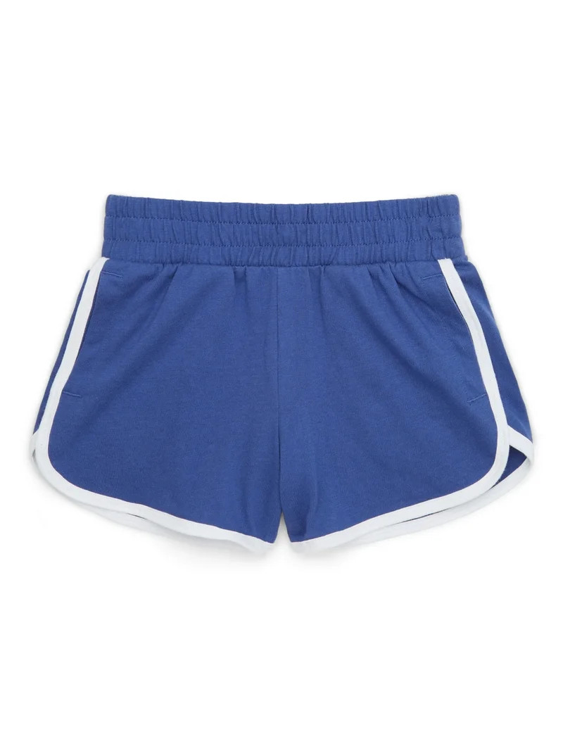 Wonder Nation Girls Knit Dolphin Shorts, Sizes 4-18 & Plus | Walmart (US)