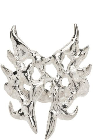 SSENSE Exclusive Silver Myth Ring | SSENSE
