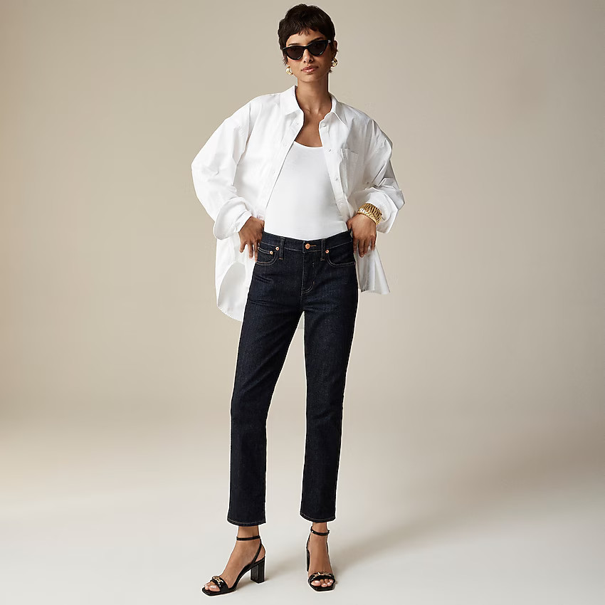 9" mid-rise vintage slim-straight jean in resin rinse | J. Crew US