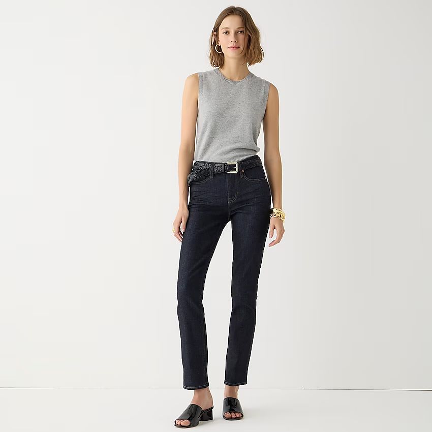 9" mid-rise vintage slim-straight jean in resin rinse | J.Crew US