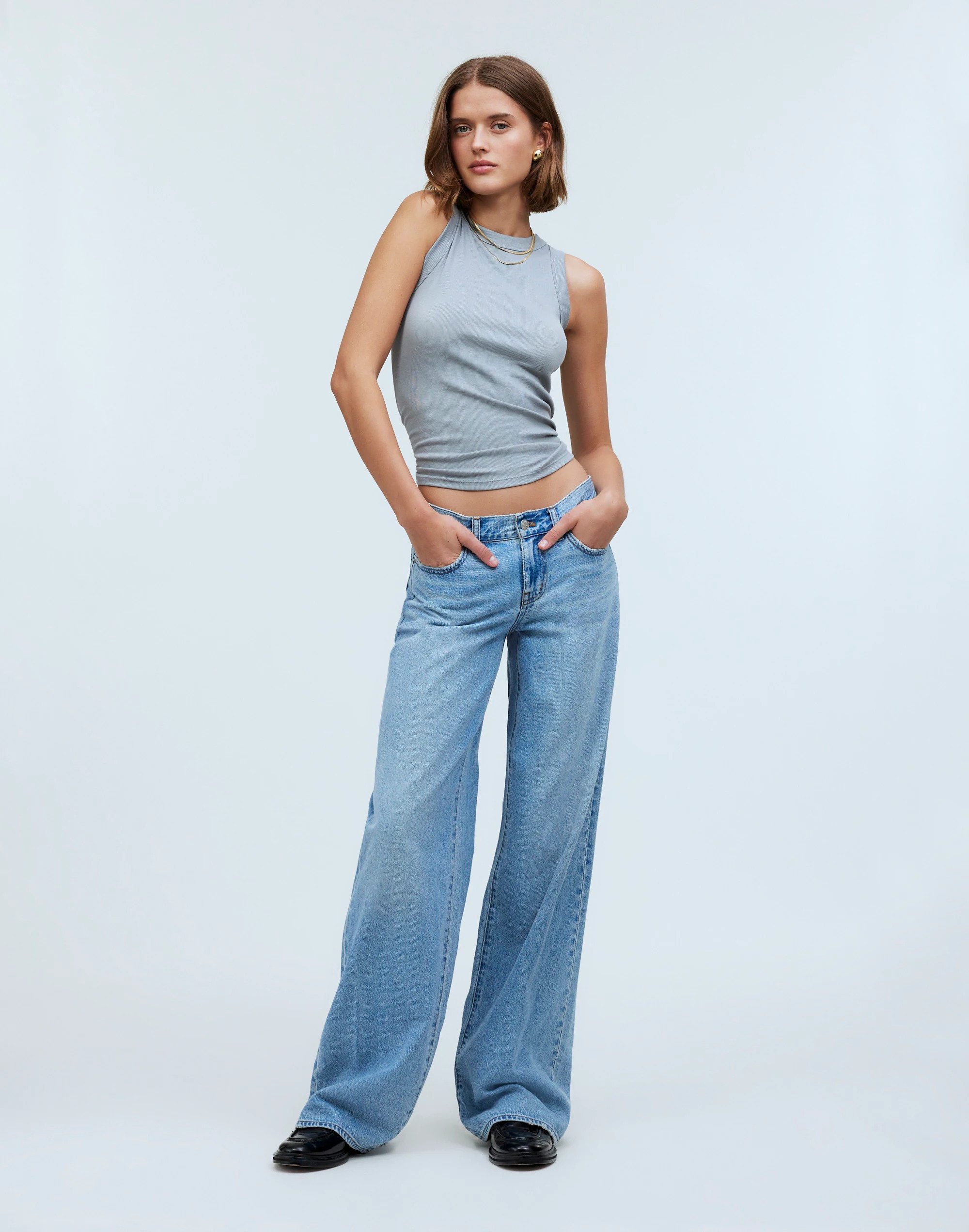 Low-Rise Superwide-Leg Jeans | Madewell