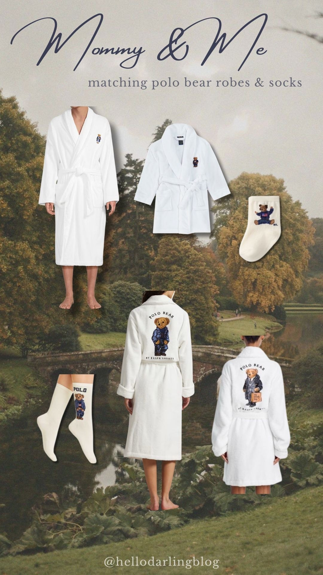 How cute are these!? 🧸 Matching mommy and me robes are one of my favorite cozy holiday gift ideas, and these Ralph Lauren Polo Bear robes and socks are perfect for Christmas morning, winter lounging, and family photos. If you’re looking for cute matching mom and toddler outfits, cozy loungewear sets, or classic Ralph Lauren inspired pieces, this set is such a fun and timeless option. These soft white robes make adorable Christmas gifts, stocking stuffer ideas, or matching winter pajamas for moms and kids. Sharing all the details so you can shop these matching robes, mommy and me outfits, and cozy holiday essentials for the season. 

#LTKKids #LTKGiftGuide #LTKHoliday