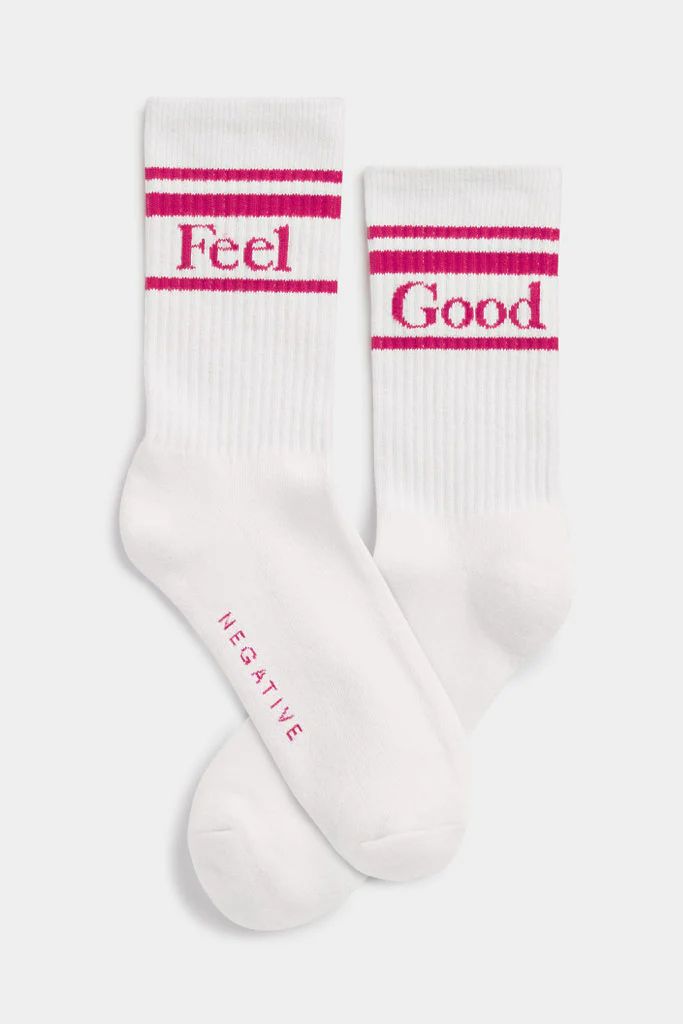 Negative | Feel Good Varsity Sock in Punch | Negative Underwear