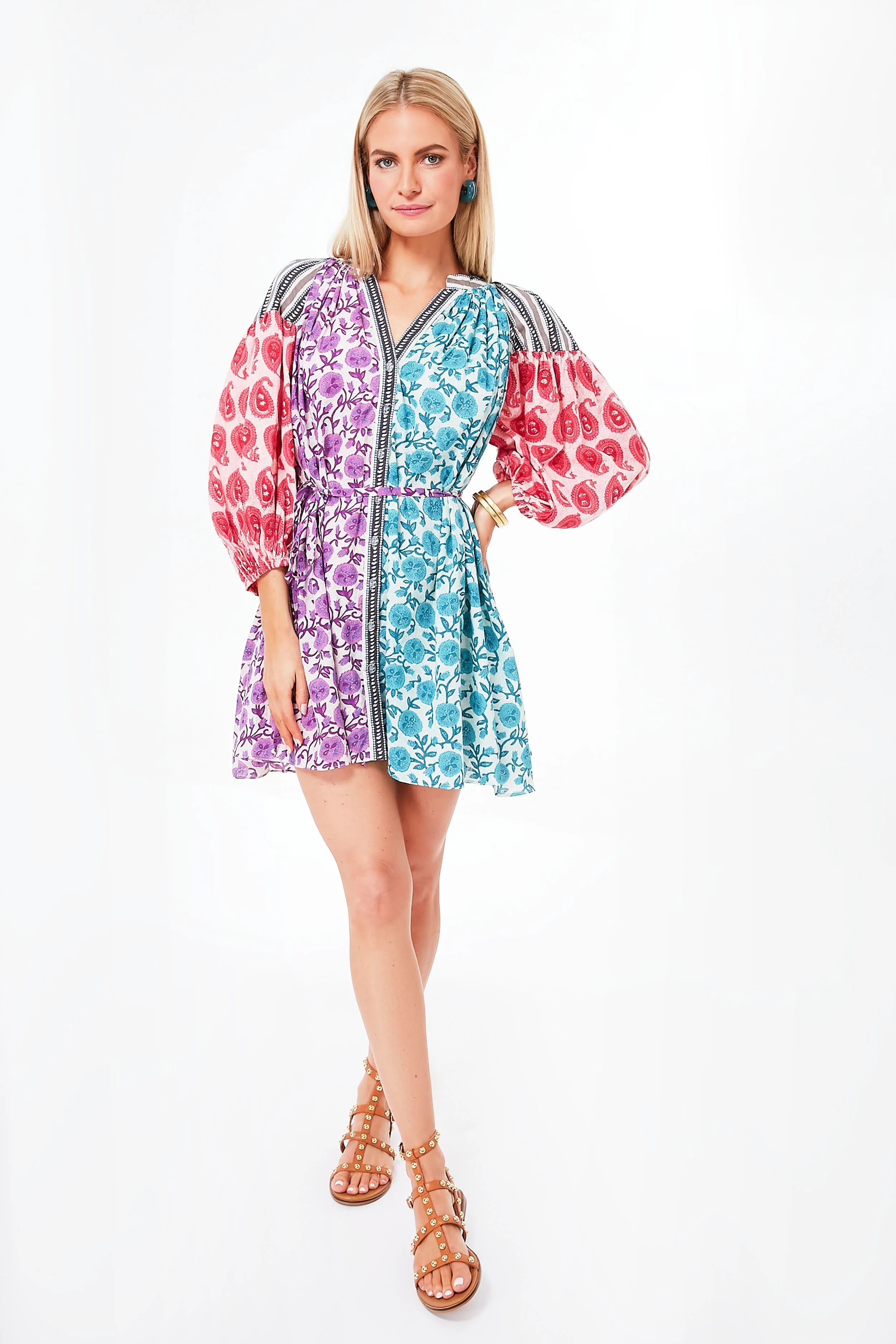 Multi-Color Floral Philippine Tunic Dress | Tuckernuck (US)