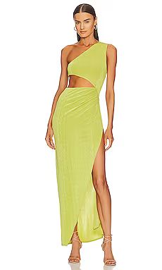 Michael Costello x REVOLVE Annabelle Gown in Chartreuse from Revolve.com | Revolve Clothing (Global)